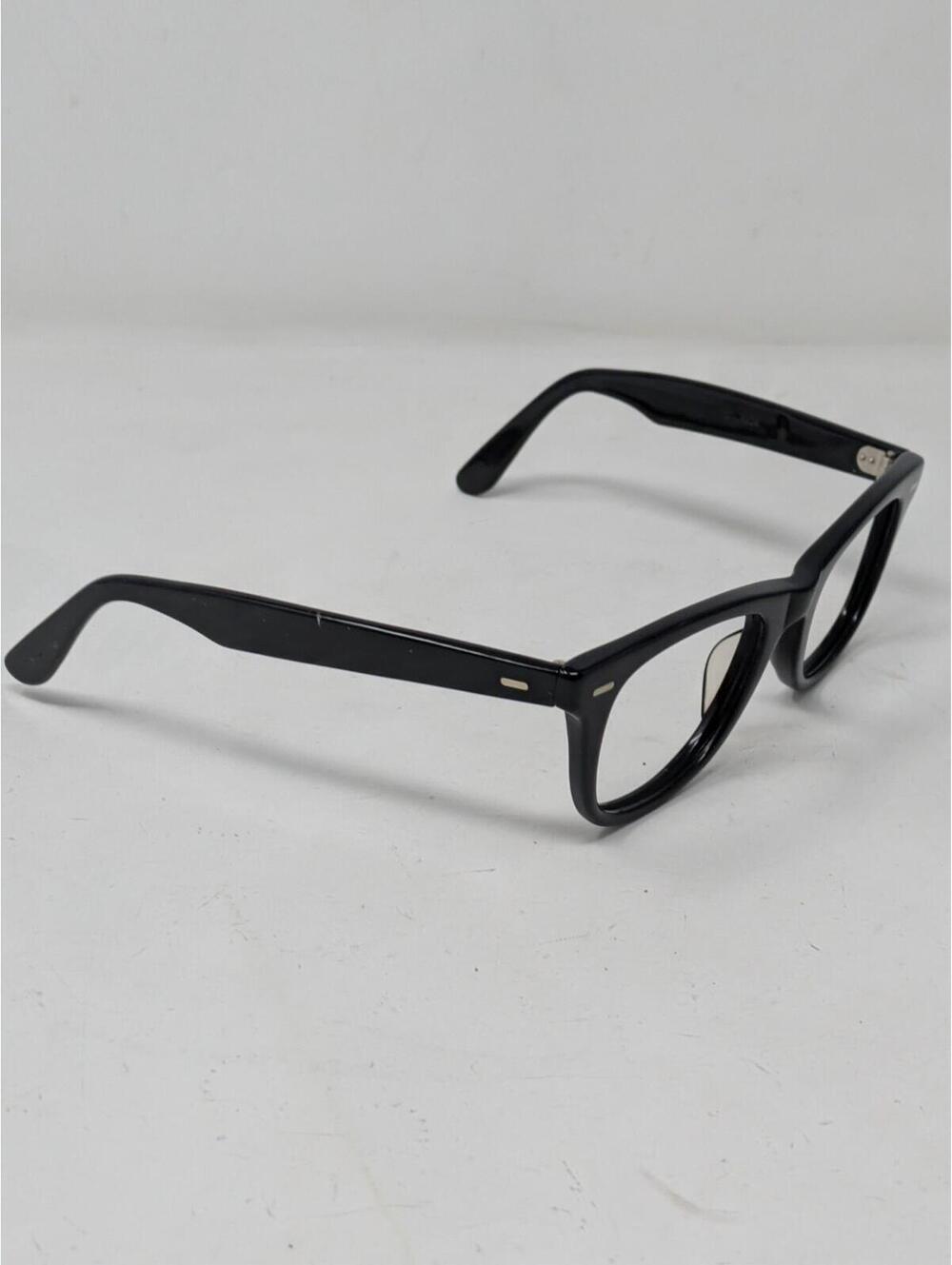 Vintage  B&L  Black Full Rim Italian Sunglasses-Mod 9306